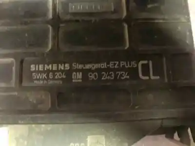 Tweedehands auto-onderdeel ecu motorcontroller voor opel kadett e 1.6 oem iam-referenties 90243734  5wk6204
