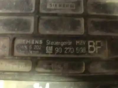 Peça sobressalente para automóvel em segunda mão centralina de motor uce por opel kadett e 1.6 referências oem iam 90270598  5wk6202