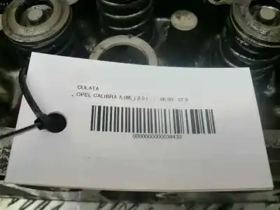 Pièce détachée automobile d'occasion culasse du moteur pour opel calibra 2.0 g -c20ne références oem iam 20e76124 13656 