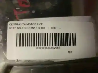 Pezzo di ricambio per auto di seconda mano centralina motore per seat toledo ii (1m2) 1.9 tdi riferimenti oem iam 0281010229 127090 