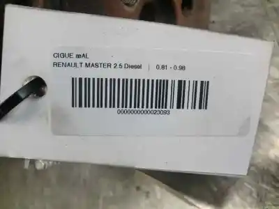 Second-hand car spare part crankshaft for renault master 2.5 diesel oem iam references 5co1a 119103 