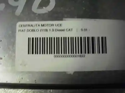 Recambio de automóvil de segunda mano de centralita motor uce para fiat i doblo (119) 1.9 d (223axb1a) referencias oem iam 46737473 101332 245