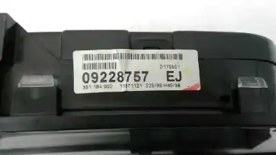 Peça sobressalente para automóvel em segunda mão quadrante por opel zafira a elegance referências oem iam   