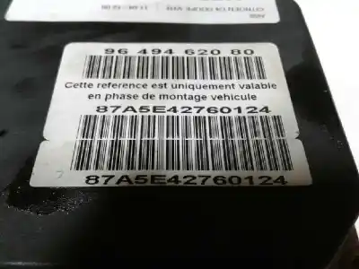 Peça sobressalente para automóvel em segunda mão abs por citroen c4 coupe vtr plus referências oem iam 4541j1  