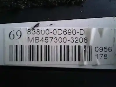 Second-hand car spare part dashboard for toyota yaris (ksp9/scp9/nlp9) básico oem iam references 838000d690d  
