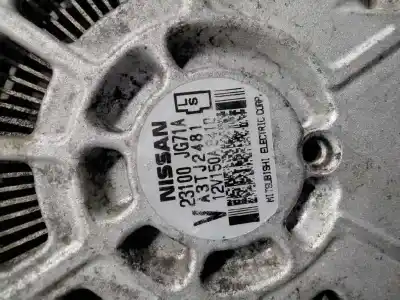 Second-hand car spare part alternator for renault koleos dynamique pack2 oem iam references 23100jg71a 12v 150a a3tj2481