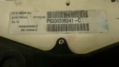 Автозапчастина б/у панель інструментів для renault kangoo (f/kc0) 1.5 dci diesel посилання на oem iam 8200336241  