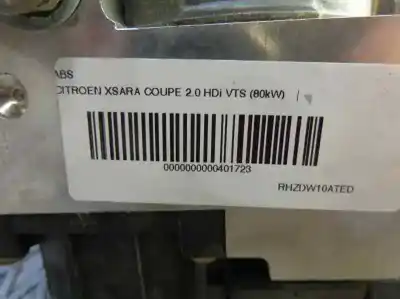 Pièce détachée automobile d'occasion abs (système anti-blocage des roues) pour citroen xsara coupé (n0) 2.0 hdi 109 références oem iam 454153  