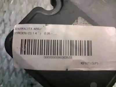 Peça sobressalente para automóvel em segunda mão boitier de commande de abs por citroen c3 1.4 referências oem iam   