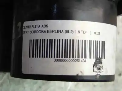 Автозапчастина б/у блок управління abs для seat cordoba berlina (6l2) 1.9 tdi посилання на oem iam   