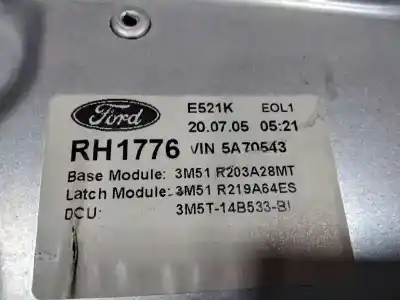 Автозапчасти б/у регулятор стекла переднего правого за ford focus c-max (cap) ambiente (d) ссылки oem iam 3m5t18808d  