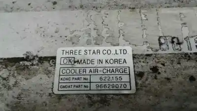 Peça sobressalente para automóvel em segunda mão intercooler por chevrolet captiva 2.0 vcdi ls referências oem iam 96629070  