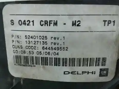 Peça sobressalente para automóvel em segunda mão termoventilador elétrico por opel meriva cosmo referências oem iam s0421crfm  