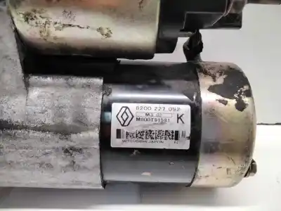 Second-hand car spare part starter motor for renault kangoo (f/kc0) authentique oem iam references 8200227092  m000t91581 Second-hand car spare part starter motor for renault kangoo (f/kc0) authentique oem iam references 8200227092  m000t91581