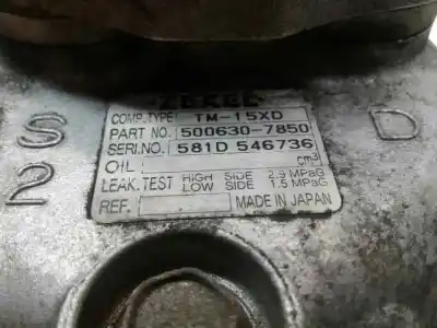 Peça sobressalente para automóvel em segunda mão compressor de ar condicionado a/a a/c por mercedes-benz sprinter 02.00 -> caja cerrada 313 cdi (903.661-662) referências oem iam 500630-7850  tm-15xd