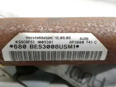 Автозапчасти б/у подушка безопасности передняя левая шторка безопасности за audi a3 (8p) 2.0 tdi ambiente (dpf) (125kw) ссылки oem iam 8p3880741e  