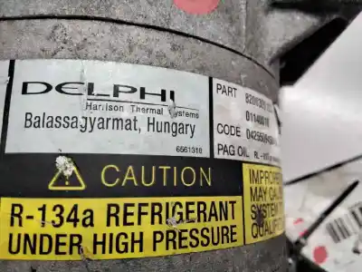 Peça sobressalente para automóvel em segunda mão compressor de ar condicionado a/a a/c por renault scenic ii authentique referências oem iam 6561318  8200309193