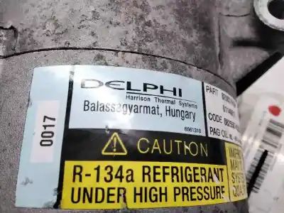 Peça sobressalente para automóvel em segunda mão compressor de ar condicionado a/a a/c por renault scenic ii confort dynamique referências oem iam 6561318  8200316164