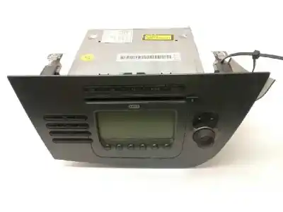 Peça sobressalente para automóvel em segunda mão sistema de áudio / rádio cd por seat leon (1p1) stylance / style referências oem iam w01p1035186