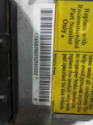 Peça sobressalente para automóvel em segunda mão abs por daewoo tacuma sx referências oem iam 745839d032590222  12225839