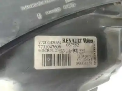 Pezzo di ricambio per auto di seconda mano faro anteriore sinistro per renault scenic rx4 (ja0) * riferimenti oem iam 7700432094  