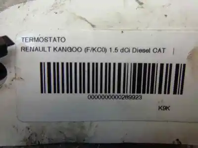 Автозапчастина б/у термостат для renault kangoo (f/kc0) 1.5 dci diesel cat 86 cv / 63 kw посилання на oem iam   