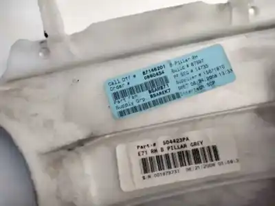 Second-hand car spare part front right seat belt for bmw x6 (e71) 3.0d oem iam references 72117161042  