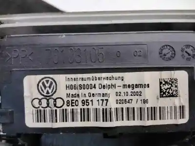 Автозапчастина б/у внутрішне світло для audi a4 avant (8e) 2.5 tdi (120kw) посилання на oem iam 8e0947135dfkz  