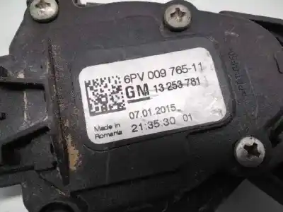 Peça sobressalente para automóvel em segunda mão pedal acelerador por opel zafira tourer expression referências oem iam 13253781  