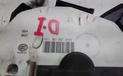 Second-hand car spare part left front door lock for skoda rapid active oem iam references 5e1837015a  
