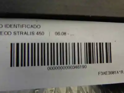 Peça sobressalente para automóvel em segunda mão centralina do motor por iveco stralis 450 referências oem iam   