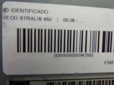 Peça sobressalente para automóvel em segunda mão centralina do motor por iveco stralis 450 referências oem iam   