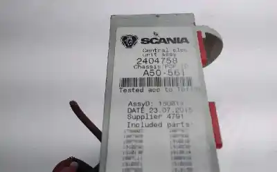 Автозапчасти б/у блок управления бси за scania serie p/g/r (l-clase) 12.7 diesel ссылки oem iam 2404758  