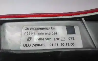 Автозапчастина б/у лівий задній ліхар в дверях для audi a4 avant (8e) 2.0 tdi посилання на oem iam 8e9945094  
