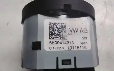 Second-hand car spare part headlights switch for skoda rapid active oem iam references 5e0941431n  