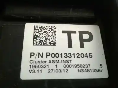 Автозапчастина б/у панель інструментів для opel corsa d selective посилання на oem iam p0013312045  