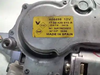 Автозапчастина б/у двигатель заднього склоочисника для renault clio ii fase i (b/cbo) 1.2 посилання на oem iam 7700429615a   Автозапчастина б/у двигатель заднього склоочисника для renault clio ii fase i (b/cbo) 1.2 посилання на oem iam 7700429615a