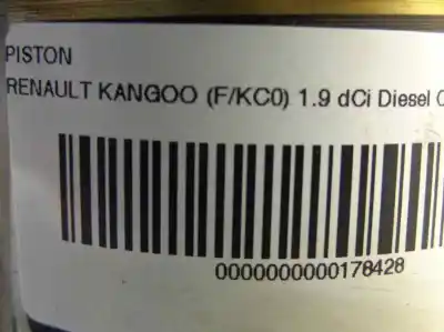 Автозапчасти б/у поршень за renault kangoo (f/kc0) 1.9 dti diesel 80 cv / 59 kw ссылки oem iam   