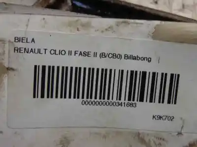 Second-hand car spare part connecting rod for renault clio ii fase ii (b/cb0) 1.5 dci diesel 65 cv / 48 kw oem iam references   