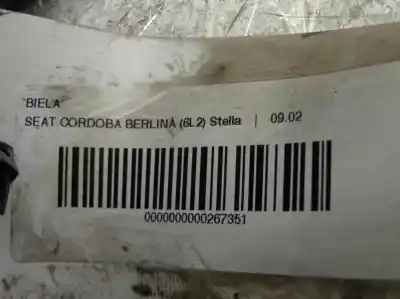 Pezzo di ricambio per auto di seconda mano biella per seat cordoba berlina (6l2) 1.9 tdi riferimenti oem iam   