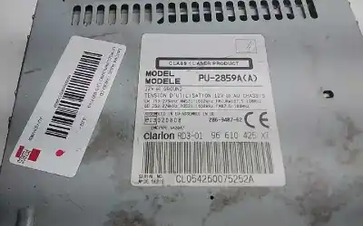 Second-hand car spare part audio system / radio cd for citroen berlingo 1.9 d multispace oem iam references 99610425xt  