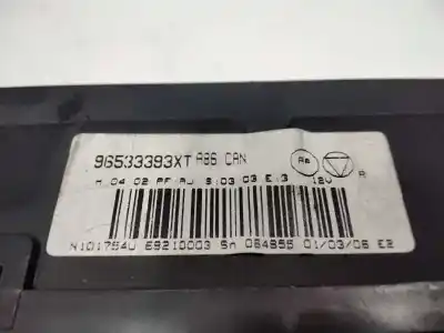 Second-hand car spare part climate control for citroen c3 1.4 oem iam references 96533393  