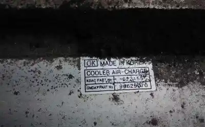 Peça sobressalente para automóvel em segunda mão intercooler por chevrolet captiva 2.0 vcdi lt referências oem iam 96629070  