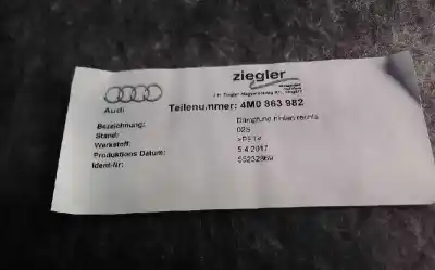 Автозапчасти б/у обивка задней правой двери за audi q7 (4m) 3.0 tdi quattro ссылки oem iam 4m0863982  
