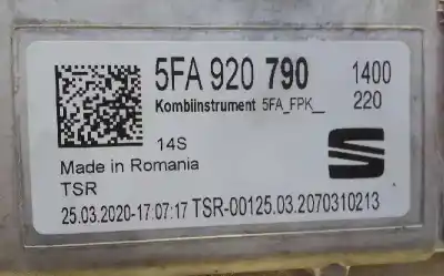Автозапчасти б/у приборная доска за seat leon (kl1) fr ссылки oem iam 5fa920790  