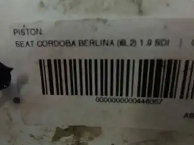 Автозапчастина б/у поршневий для seat cordoba berlina (6l2) 1.9 sdi посилання на oem iam   