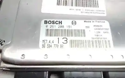 Second-hand car spare part ecu engine control for peugeot 1007 dolce oem iam references 9658477080 1039s07992 0261208191