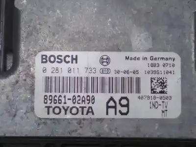 Second-hand car spare part ecu engine control for toyota corolla (_e12_) 1.4 d (nde120_) oem iam references 0281011733 1039s11041 8966102a90