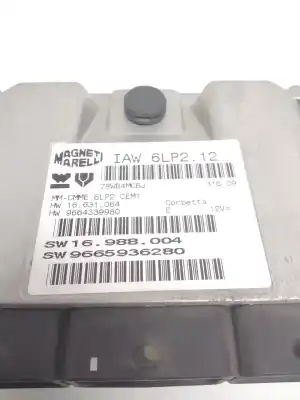 Second-hand car spare part ecu engine control for citroen c4 berlina collection oem iam references iaw6lp212 9665936280 16988004