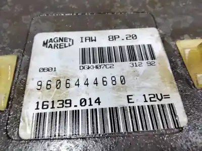 Second-hand car spare part ecu engine control for peugeot 405 berlina sti oem iam references 9606444680  